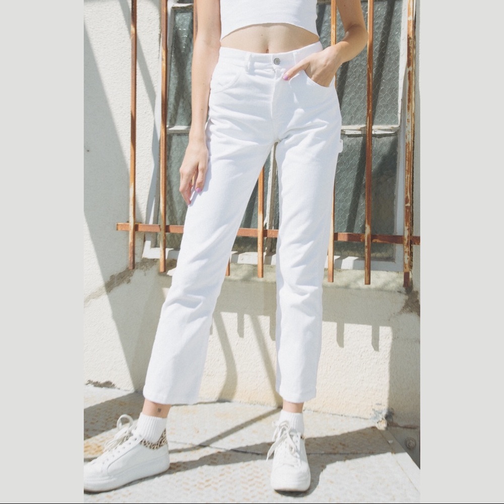 SOLD / NWT Brandy Melville Corduroy Bennett Pants - Picture 2 of 5
